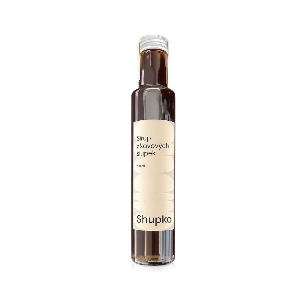 Sirup z kávových slupek 250 ml
